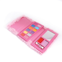 HappiHobbi Παλέτα Μακιγιάζ Γούνινο Αρκουδάκι Sparkle Love Για 6+ Ετών