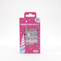 HappiHobbi Αυτοκόλλητα Νύχια Sparkle Love Σε 2 Σχέδια Για 6+ Ετών