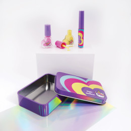 HappiHobbi Σετ Ομορφιάς με Θήκη Sparkle Love σε 2 Σχέδια Για 6+ Ετών