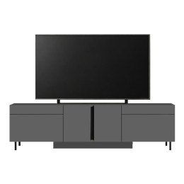 Έπιπλο Τηλεόρασης Arlen Megapap με led rgb Χρώμα Ανθρακί 180x32x50εκ.