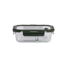 Estia Φαγητοδοχειο Click&seal 2 Θεσεων με Αεραγωγο 1030ml Olive