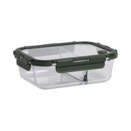 Estia Φαγητοδοχειο Click&seal 2 Θεσεων με Αεραγωγο 1460ml Olive