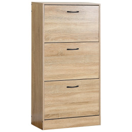 Παπουτσοθήκη ArteLibre BRANTLEY Δρυς Μοριοσανίδα 60x24x116cm