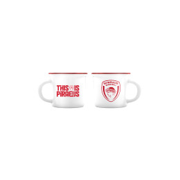 Κούπα espresso - Ολυμπιακός Μπάσκετ 2 / λευκή - This Is Piraeus