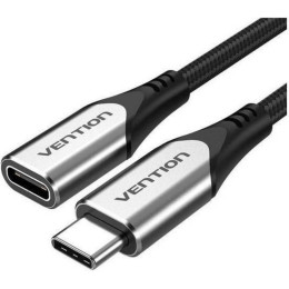 Vention Cotton Braided Type-c 3.1 Extension Cable 1m Gray (Tabhf) (Ventabhf)