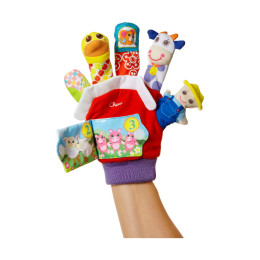 Chicco Παιχνίδια Drop Baby Sense & Focus: Γάντι/δάχτυλο Μαριονέτες (Y03-07651-00)