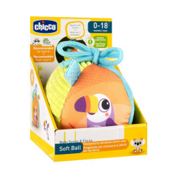 Chicco Παιχνίδια Drop Baby Sense & Focus: Μπαλίτσα Soft (Y03-11565-00)