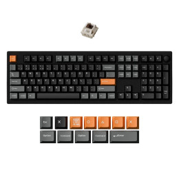 Keychron p6 Ultra (p6-m3) zmk 8k Wireless Custom Mechanical Keyboard Brown Switch rgb 100% us Layout