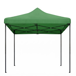 Κιόσκι - Gazebo Bari Megapap Πτυσσόμενο Μεταλλικός Σκελετός - Αδιάβροχο Ύφασμα Χρώμα Πράσινο 3x3x3,10m.