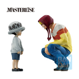Banpresto Ichibansho: one Piece: the Unbreakable law - Trafalgar.law & Corazon Statue (11& 13cm) (68957)