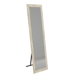 Καθρέπτης Δαπέδου - Τοίχου Lalu Μegapap Χρώμα Travertine 40x150εκ.