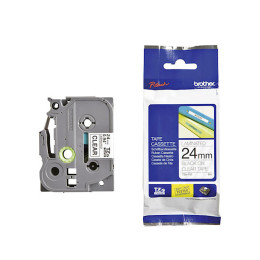 Brother p-Touch Black on Transparent 8m x 24mm (Tze151) (Brotze151)