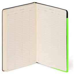 Σημειωματάριο Ριγέ Legami - My Notebook Lined Medium 13x21cm  Neon Green MYNOT0173