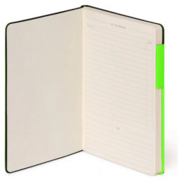 Σημειωματάριο Ριγέ Legami - My Notebook Lined Medium 13x21cm  Neon Green MYNOT0173