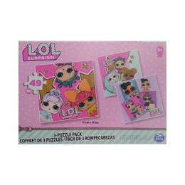 Spin Master L.o.l. Surprise! 3-Puzzle Pack (49 pcs x3) (20114661)
