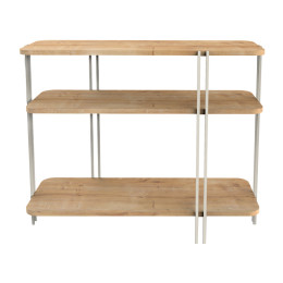 Κονσόλα Notus Megapap Χρώμα Sapphire oak 92x34,5x75εκ.