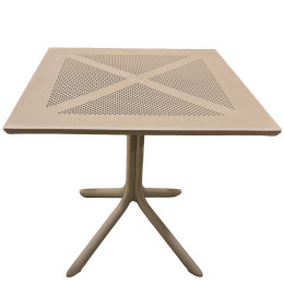 Τραπέζι Κήπου ArteLibre SIREA Cappuccino PP 80x80x75cm