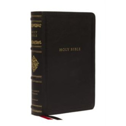 Kjv Large Print Reference Bible, Black Leathersoft, red Letter, Comfort Print (Sovereign Collection)