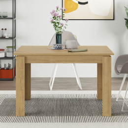 Τραπέζι Tolmen Megapap Επεκτεινόμενο Χρώμα Sapphire oak 120/170x80x75εκ.