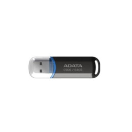 Adata C906 usb Flash Drive 64 gb usb Type-a 2.0 Black (Ac906-64g-Rbk) (Adaac906-64g-Rbk)