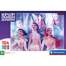 Clementoni Παζλ Super Color Maxi K-Pop Demon Hunters 104 τμχ