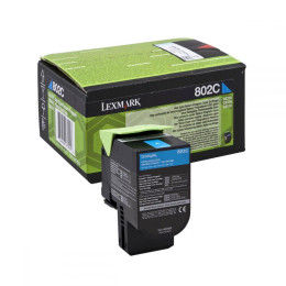 Toner Laser Lexmark 80c20c0 low Cyan -1k pgs