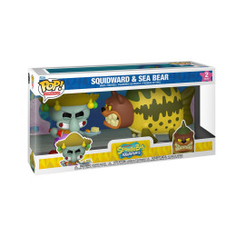 Funko Pop! 2-Pack: Spongebob Square Pants - Squidward & sea Bear Vinyl Figures