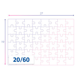 Clementoni Παζλ Super Color Χαρούμενα Κουταβάκια 2X60 τμχ