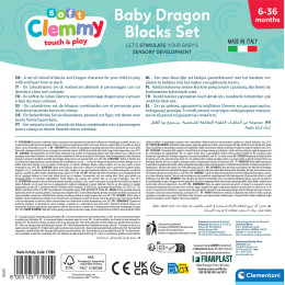 Soft Clemmy Μαλακά Τουβλάκια Magic Rainbow Σετ 9 Για 6+ Μηνών
