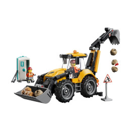 Lego City Yellow Backhoe Loader (60480)