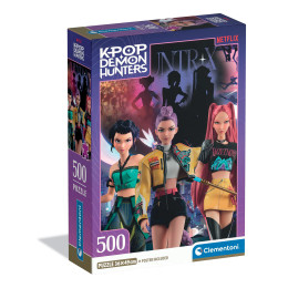 Clementoni Παιδικό Παζλ High Quality K-Pop Demon Hunters Compact Box 500 τμχ