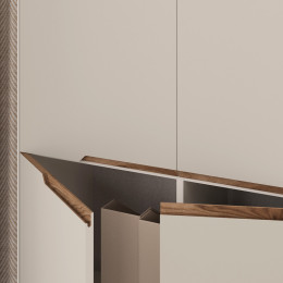 Μπουφές Arch Megapap Χρώμα Sandstone 98x40x120,5εκ.