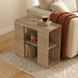Τραπεζάκι Βοηθητικό Colia Megapap Χρώμα Sepet oak 58x25x50εκ.