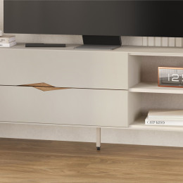 Έπιπλο Τηλεόρασης Marquise Megapap Χρώμα Sandstone 150x35x56εκ.