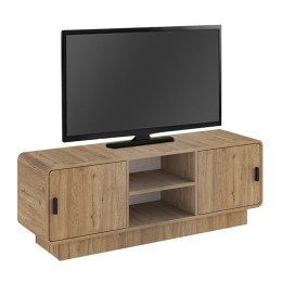 Έπιπλο Τηλεόρασης Rovel Megapap Χρώμα Sepet oak 140,3x39x50εκ.