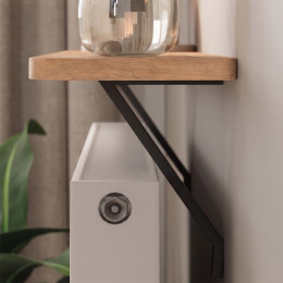 Ραφιέρα Τοίχου Barca Megapap Χρώμα Pine oak 91x17,5x20,4εκ.
