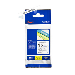 Brother p-Touch Black on White 4m x 12mm (Tze231s) (Brotze231s)