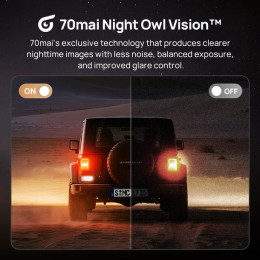 70mai Dash cam 4k T800 & hd Rear Cam. & 512gb sd 3-Channel w/ Dual 4k, Imx678, hdr Night Vision, ai