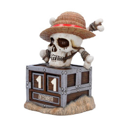 Nemesis Now: one Piece - Luffy Jolly Roger Perpetual Calendar (B7527b26)