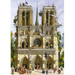 Puzzle Vive Notre Dame! 2d 1000 Κομματια