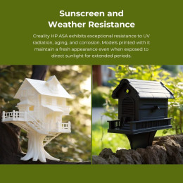 Creality hp-asa Black Filament - Weather & uv & Impact Resistance - 1.75 1kg