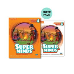 Super Minds 4 Super Pack 1 (sb + wb + Wordlist) 2nd ed