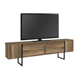 Έπιπλο Τηλεόρασης Orontes Megapap Χρώμα Καρυδί 180x29,6x50εκ.