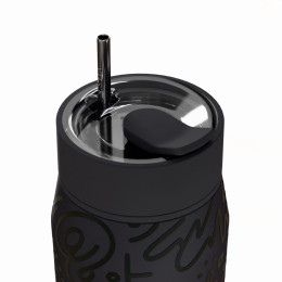 Estia Θερμος Lens Save the Aegean 360ml Noir Echo