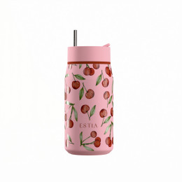 Estia Θερμος Lens Save the Aegean 360ml Cherry Rose