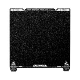 Creality k1 max pei Build Plate 315x310mm - k1 max / Ender-3 v3 Plus - no Magnetic Sticker