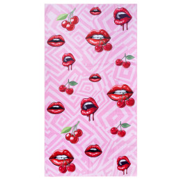 Estia Πετσετα Θαλασσης Microfiber με Τσαντακι Blush pop