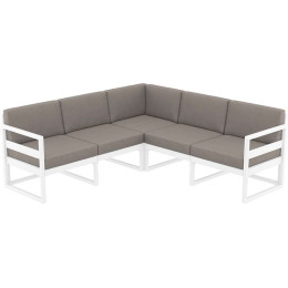 MYKONOS ΜΑΞΙΛΑΡΙ ΓΩΝΙΑΣ LIGHT BROWN  (1ΤΕΜ) 58Χ16Χ35εκ.