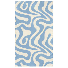 Estia Πετσετα Θαλασσης Microfiber με Τσαντακι Ocean Waves