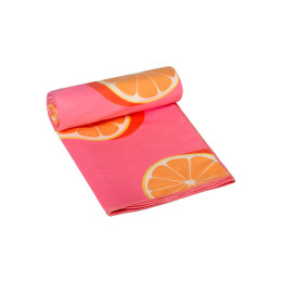 Estia Πετσετα Θαλασσης Microfiber με Τσαντακι Orange pop